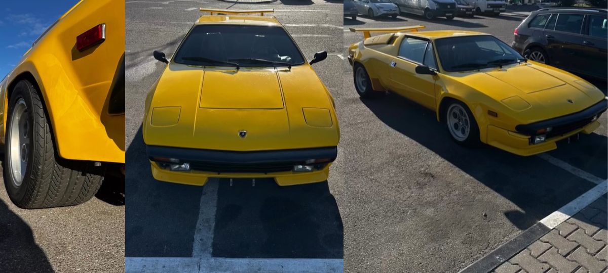 Lamborghini Jalpa, которую заметили в Бресте. Коллаж BGmedia