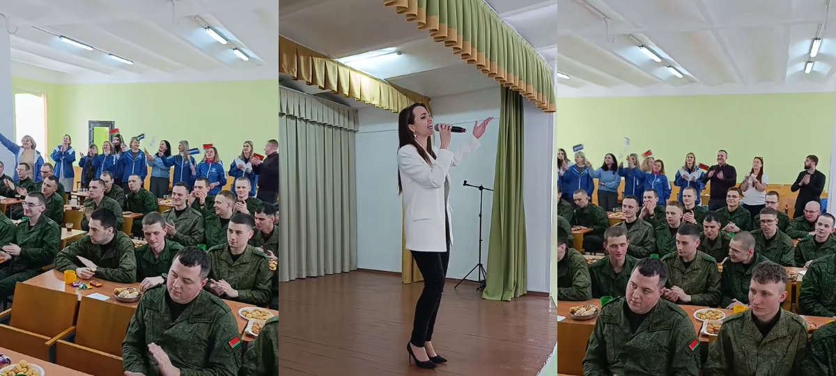 военные на мероприятии