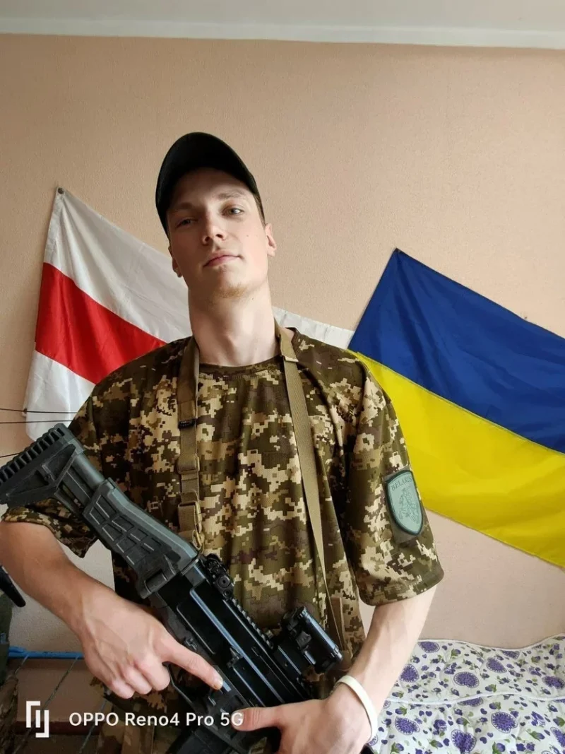 Тихон Клюкач на войне в Украине. Фото из его соцсетей