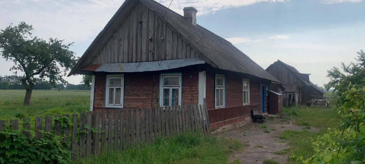 Пустующий дом в деревне Березняки Каменецкого района, который выставляли на аукцион в 2025 году